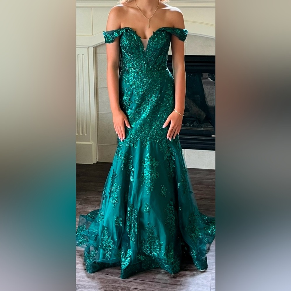 House of Wu mermaid prom dress